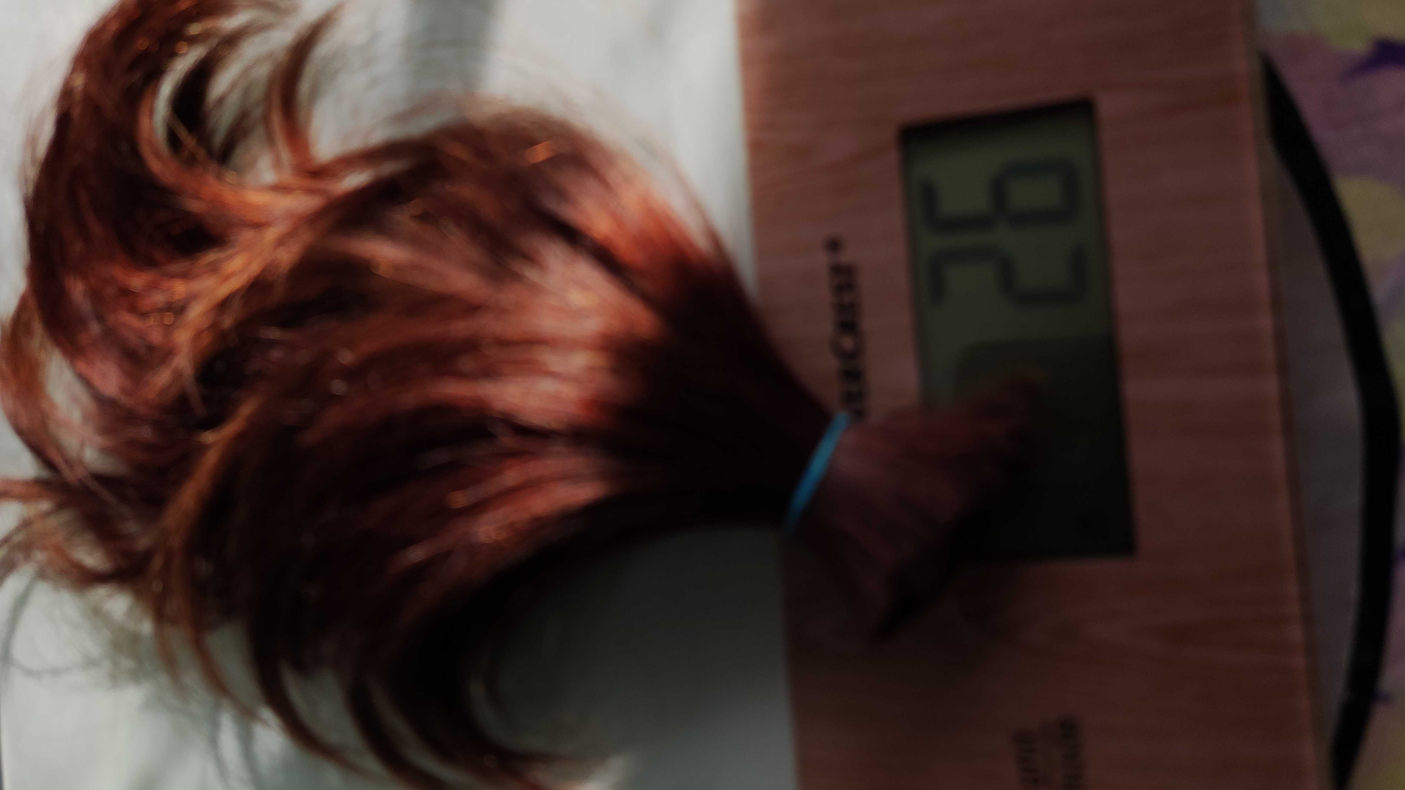 Włosy w kolorze ciepłego brązu- Kitka
