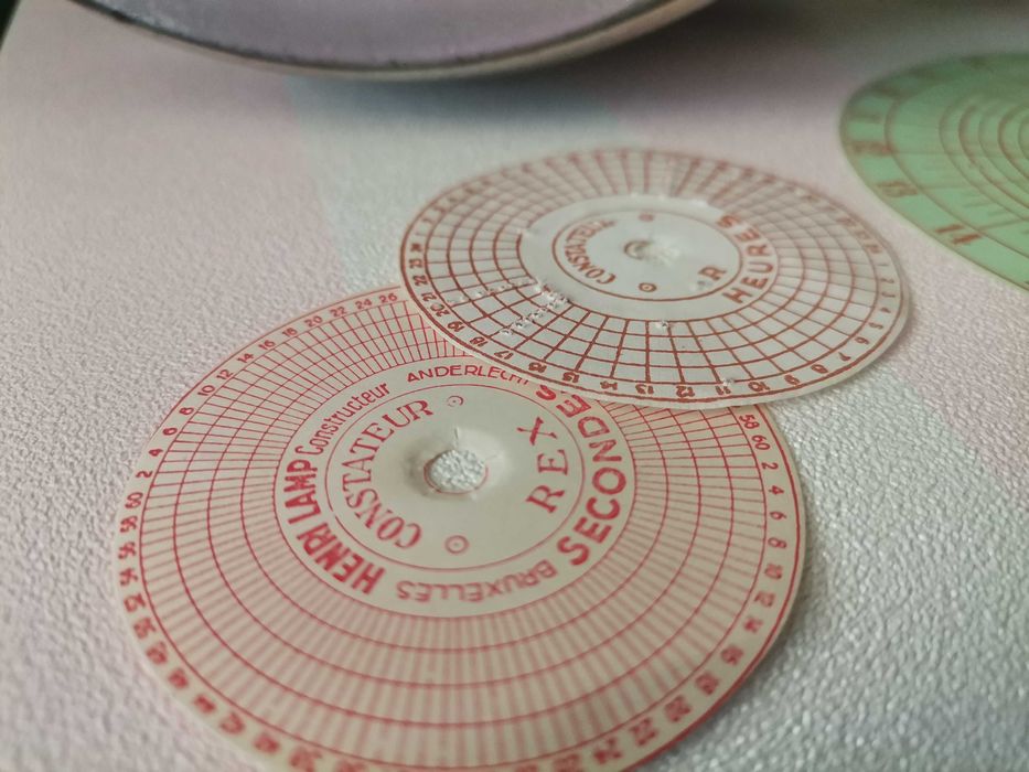 Zegary pomiarowe Toulet Excelsior - Henry Martens & Cie 2 szt.