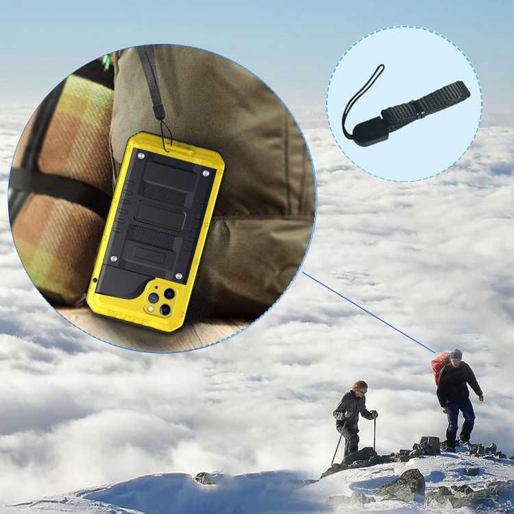 Mocne Pancerne Etui Shockproof do iPhone 11 Pro Max żółte