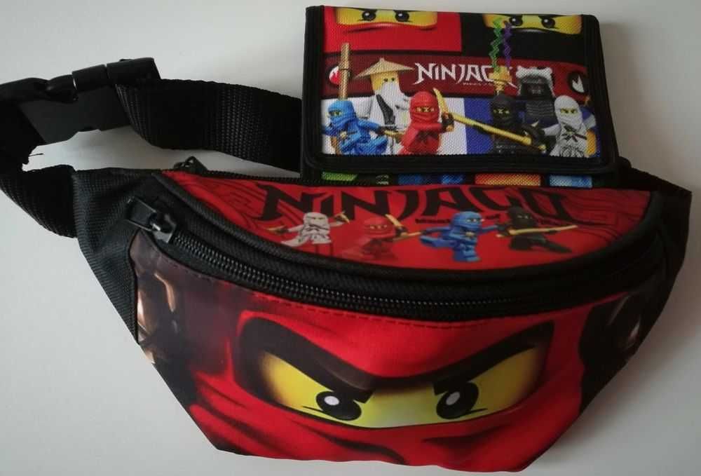 LEGO Ninjago saszetka nerka plus portfel sportowy nowe komplety
