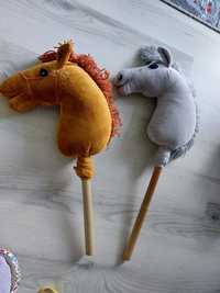 2 hobby horse pomarańczowy i szary