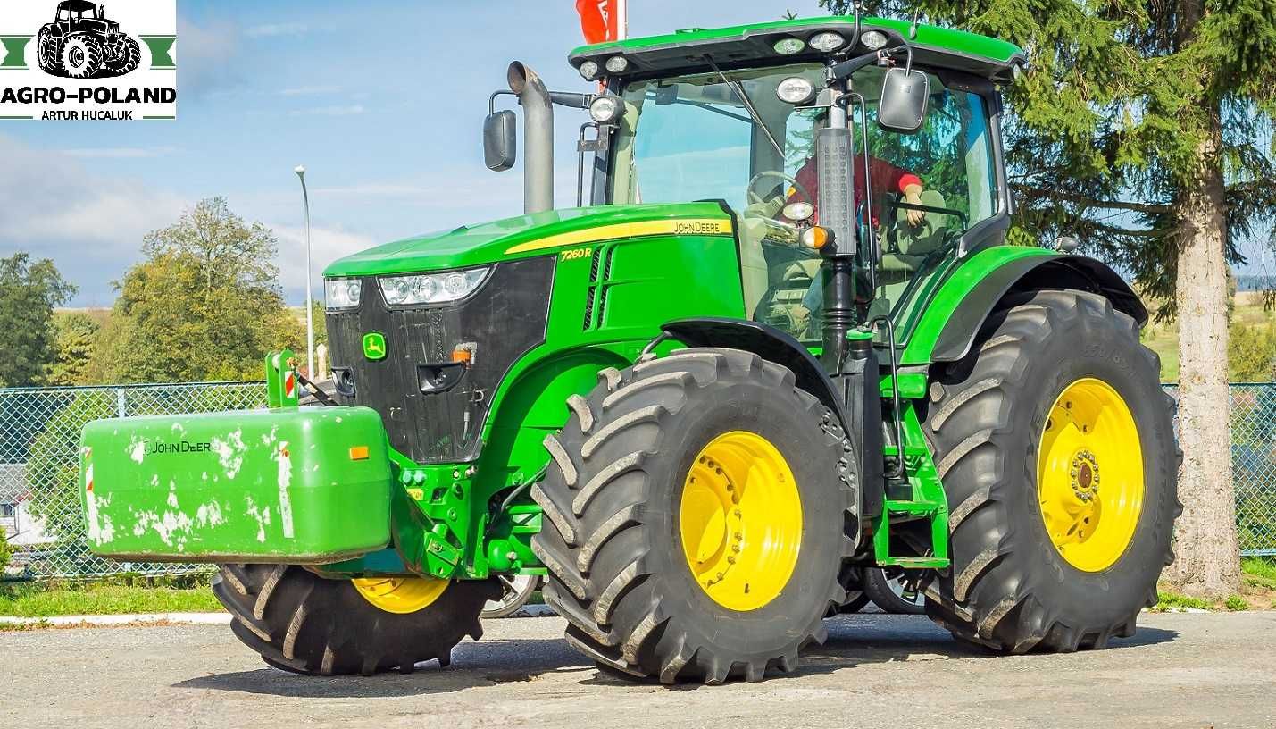 Трактор JOHN DEERE 7260 R - 8.515 м/г - ВВП - ТНП - 2013