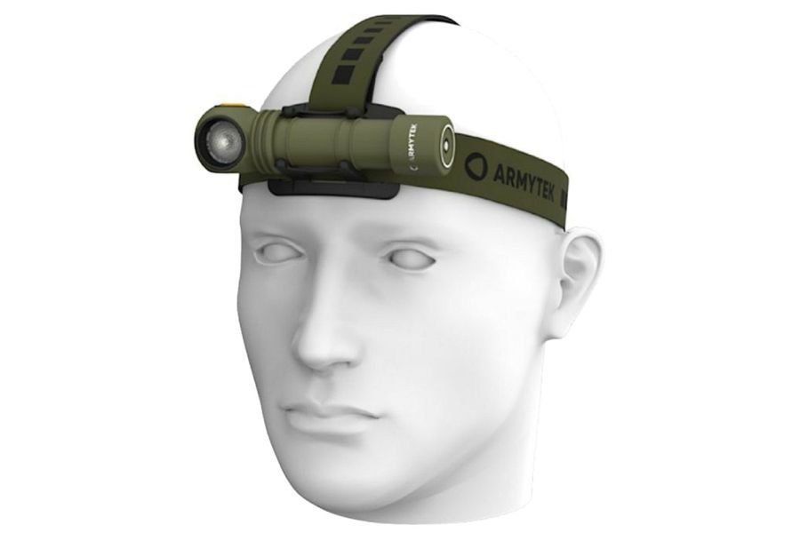 Latarka Armytek Wizard C2 Pro MAX OLIVE Magnet USB White