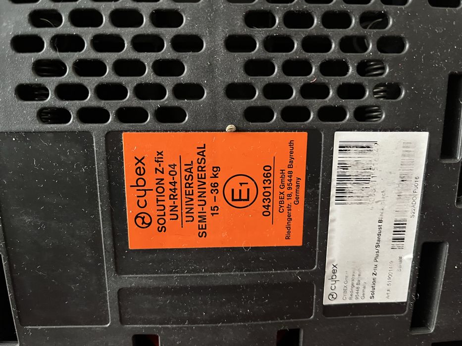 Cadeira auto Cybex Solution Z-Fix - grupo 2/3
