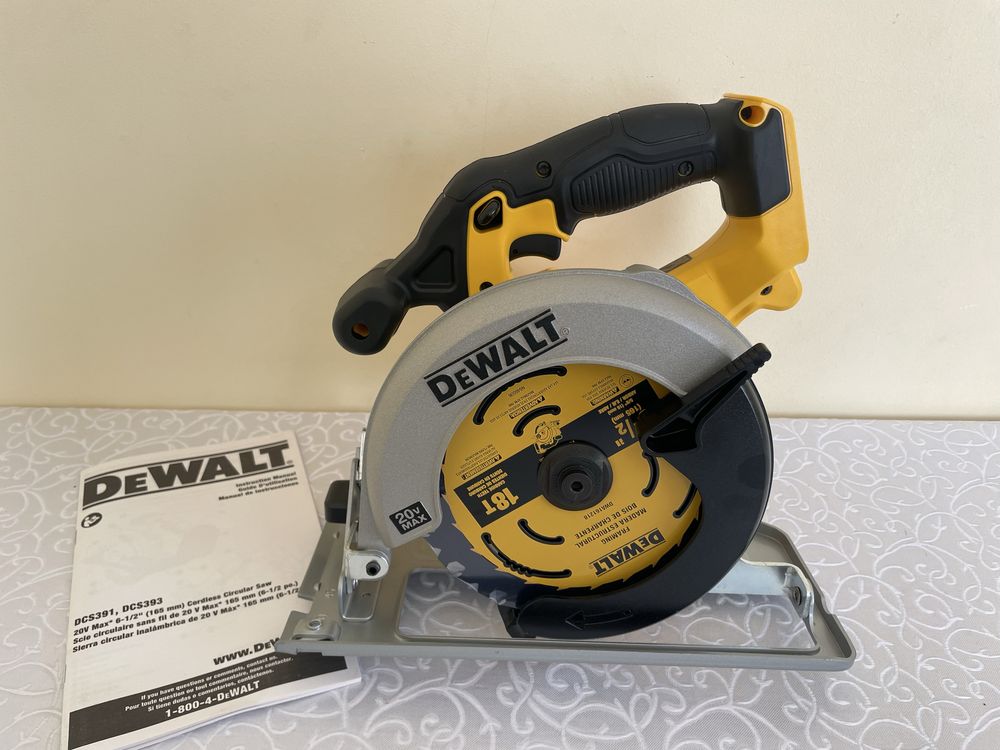 Dewalt DCS393/акумуляторна дискова пила по дереву деволт