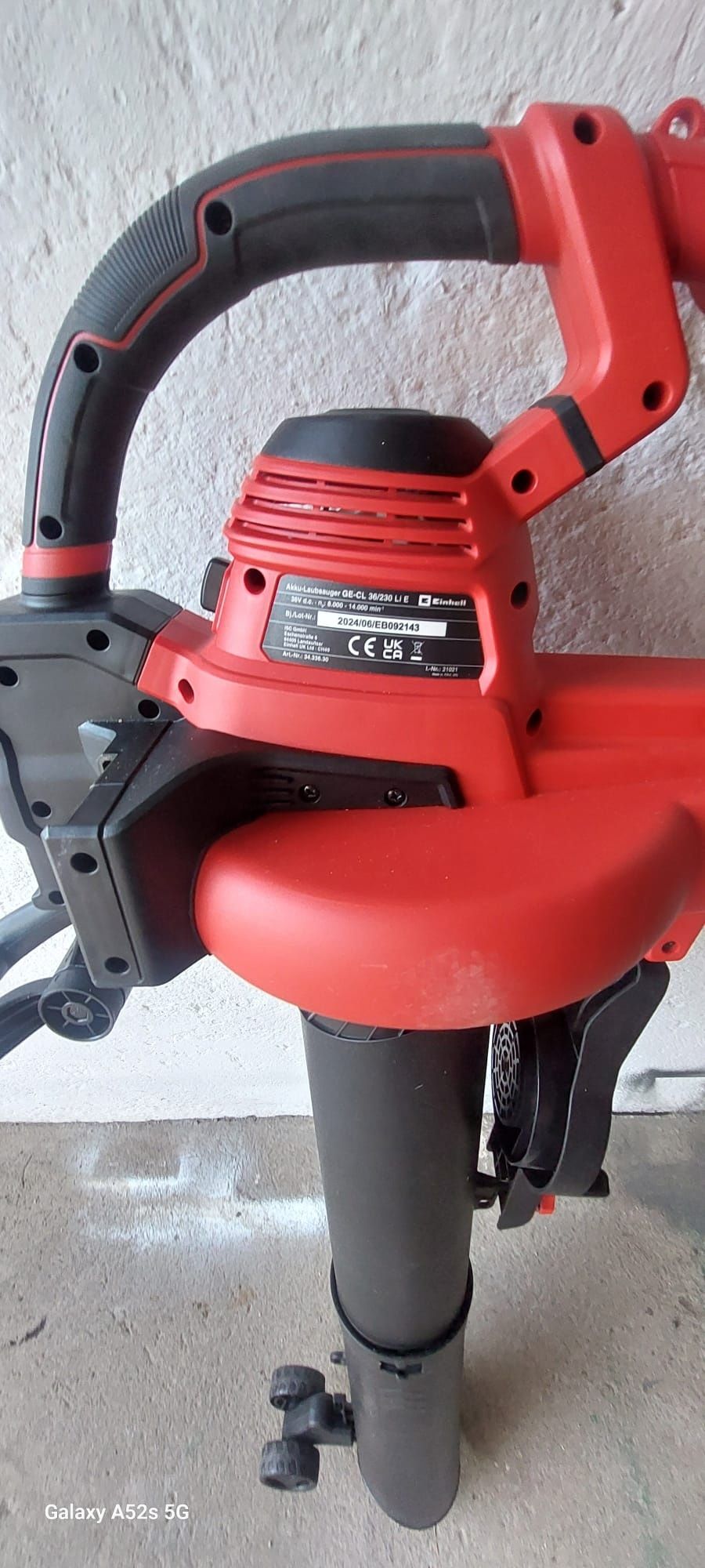 Odkurzacz z dmuchawą Einhell 36v