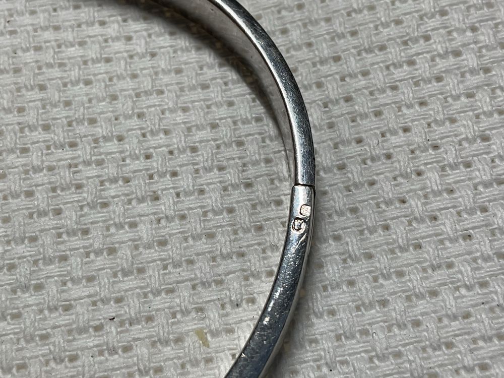 Pulseira em prata com punção Águia