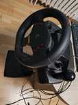 Kierownica Logitech Momo racing + pedały + zasilacz