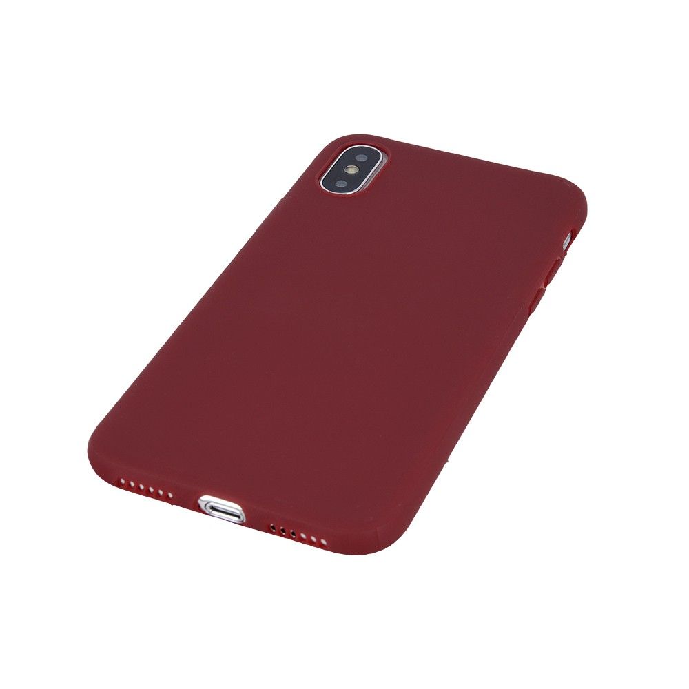 Etui Matt TPU do Samsung Galaxy S21+ G996 Burgundy