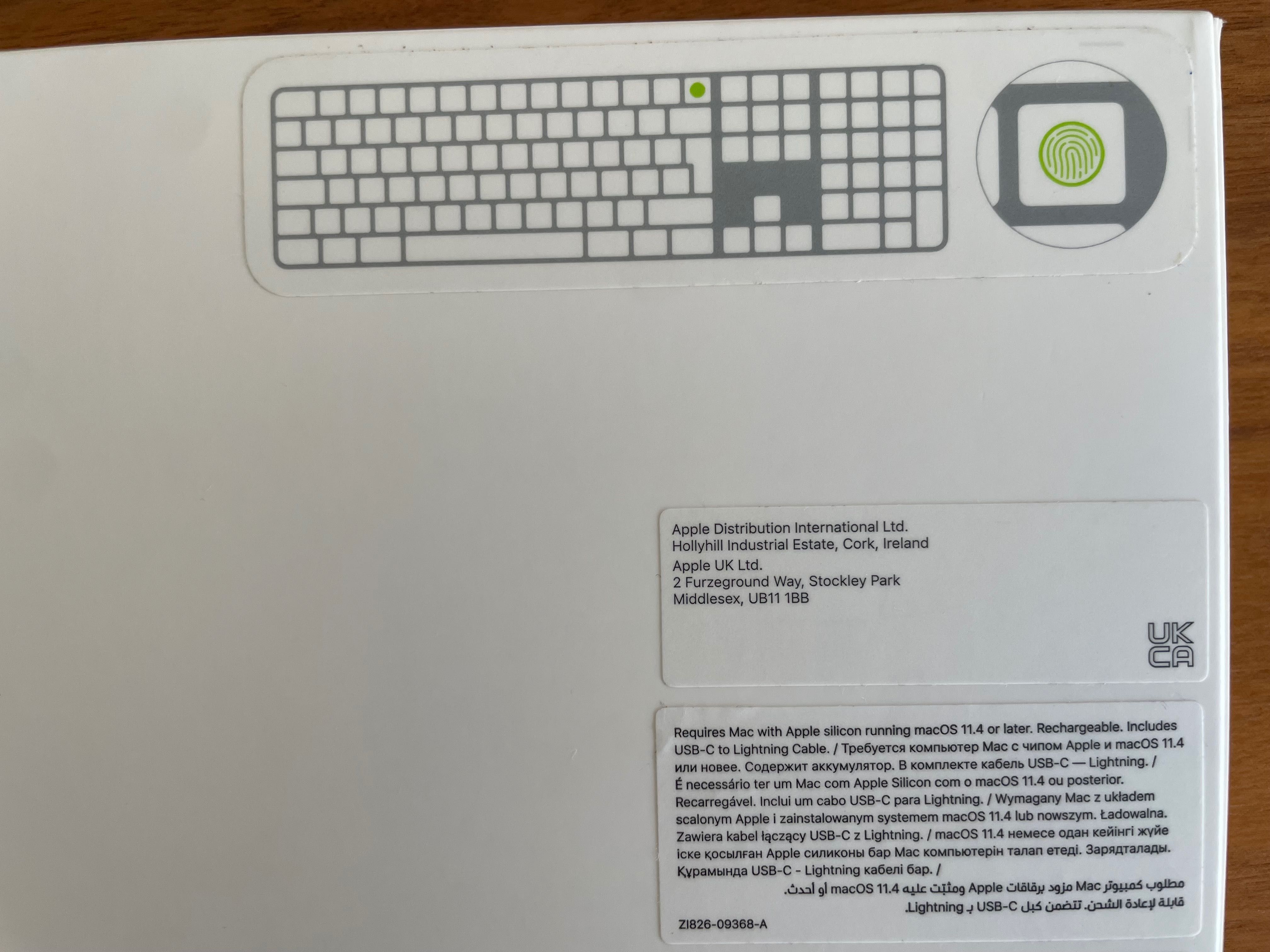 Magic Keyboard com TouchID NOVO!