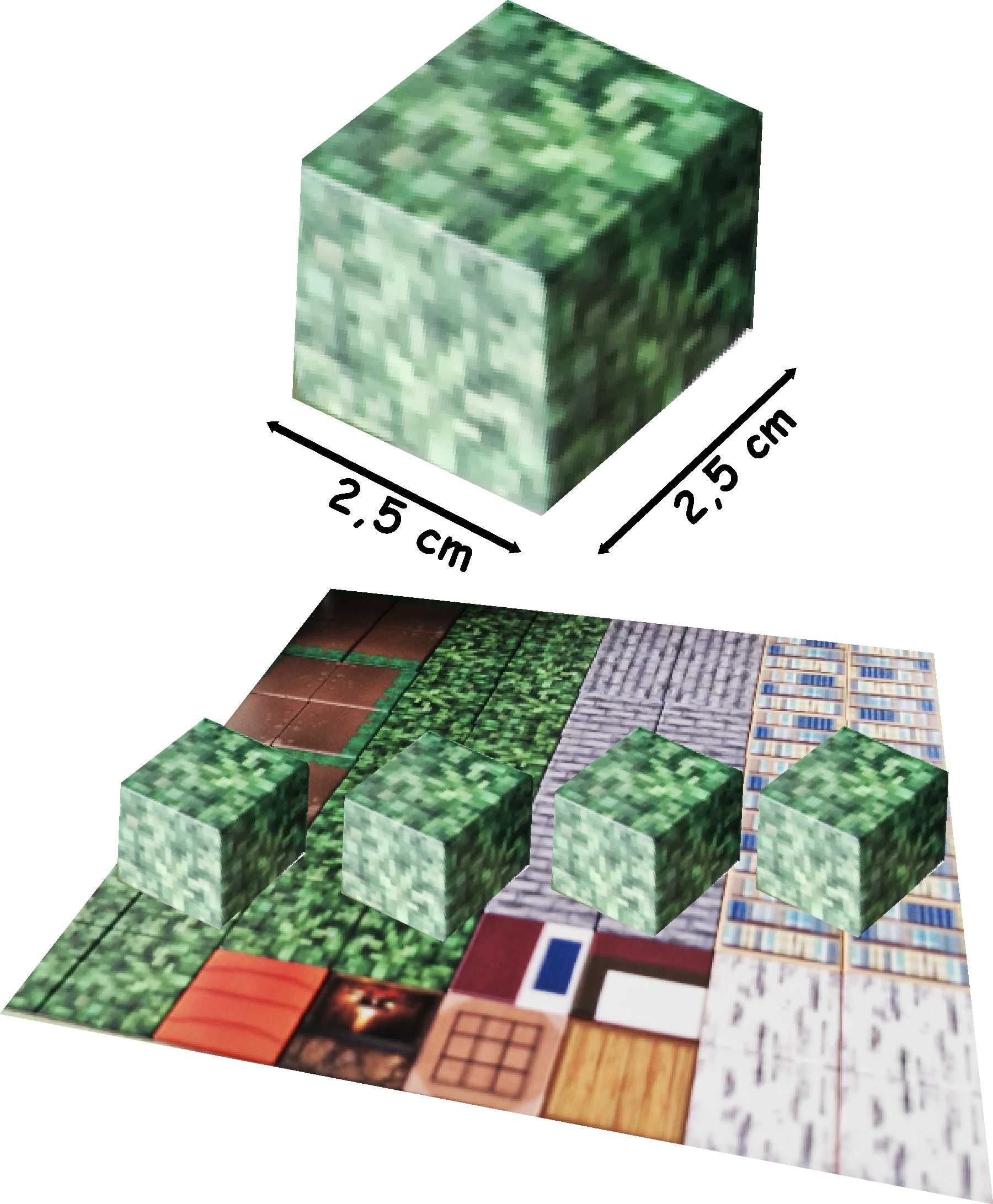 Magnetyczne Klocki 128 szt w stylu Minecraft duże bloki