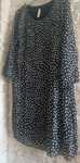 Sukienka czarna w groszki XL/XXL/42/44