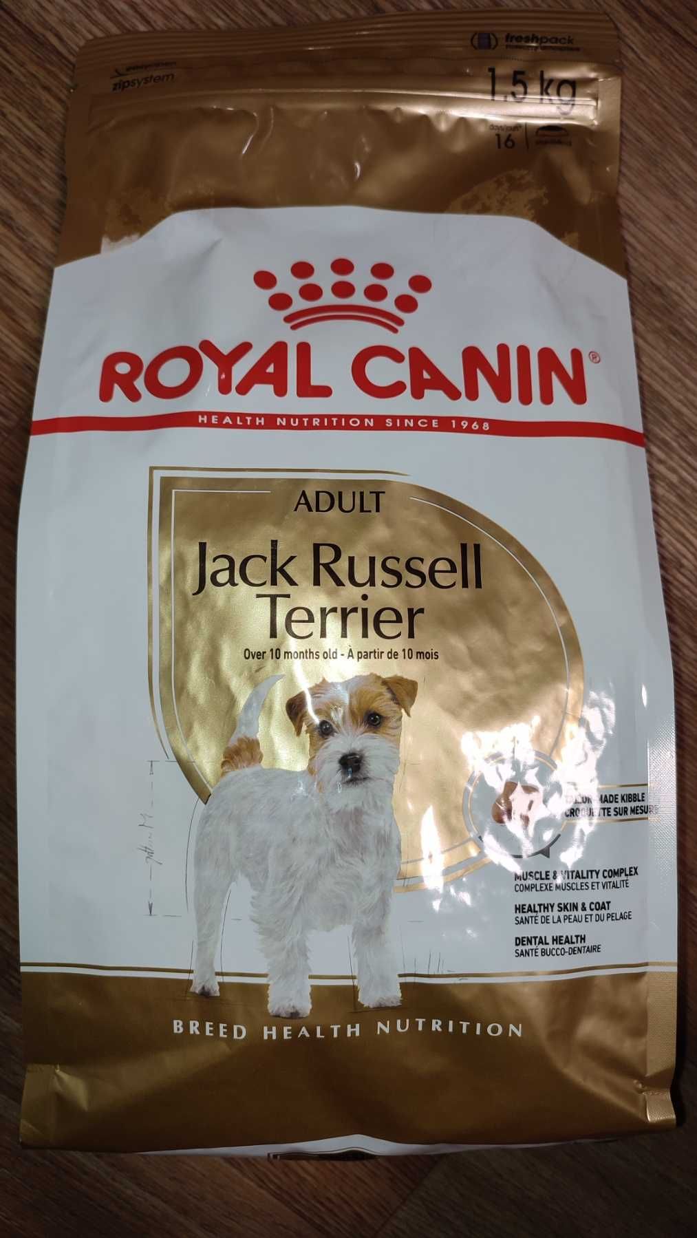 джек рассел терьер Royal Canin Jack Russell adult 1.5 кг, 7,5кг