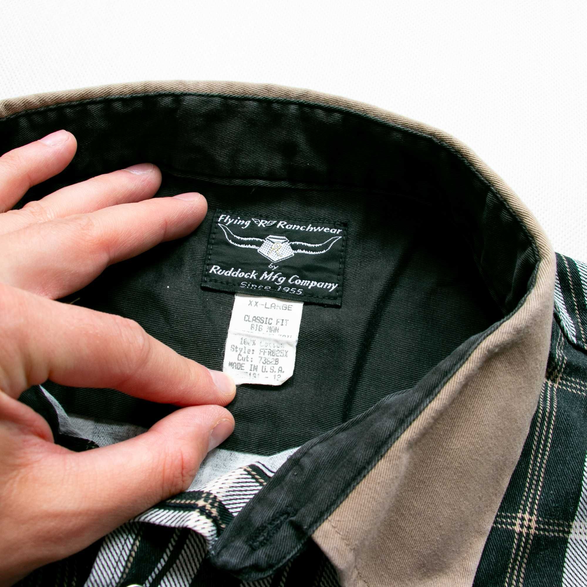 Ruddock Flying R Ranchwear koszula kowbojska XXL made in USA