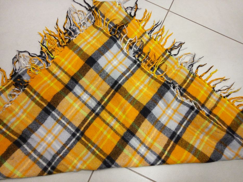 Chusta wełniana/ kocyk Vintage