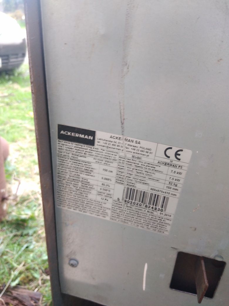 Piec, koza 7.5kw
