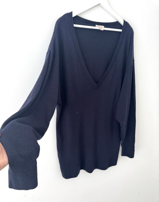 H&M wełniany sweter oversize Kaszmir