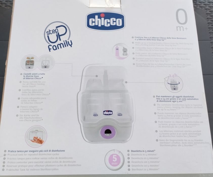 Esterilizador eletrônico a vapor Chicco