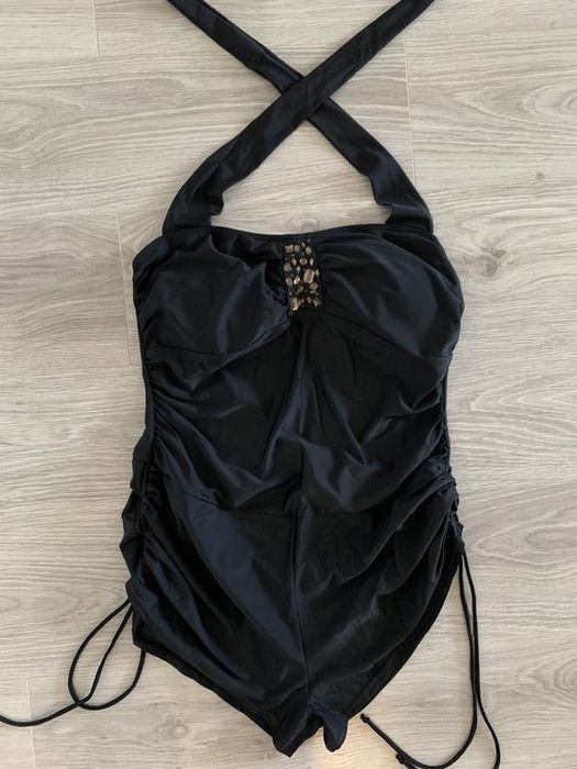 Жіночий купальник купальний костюм батал шортиками