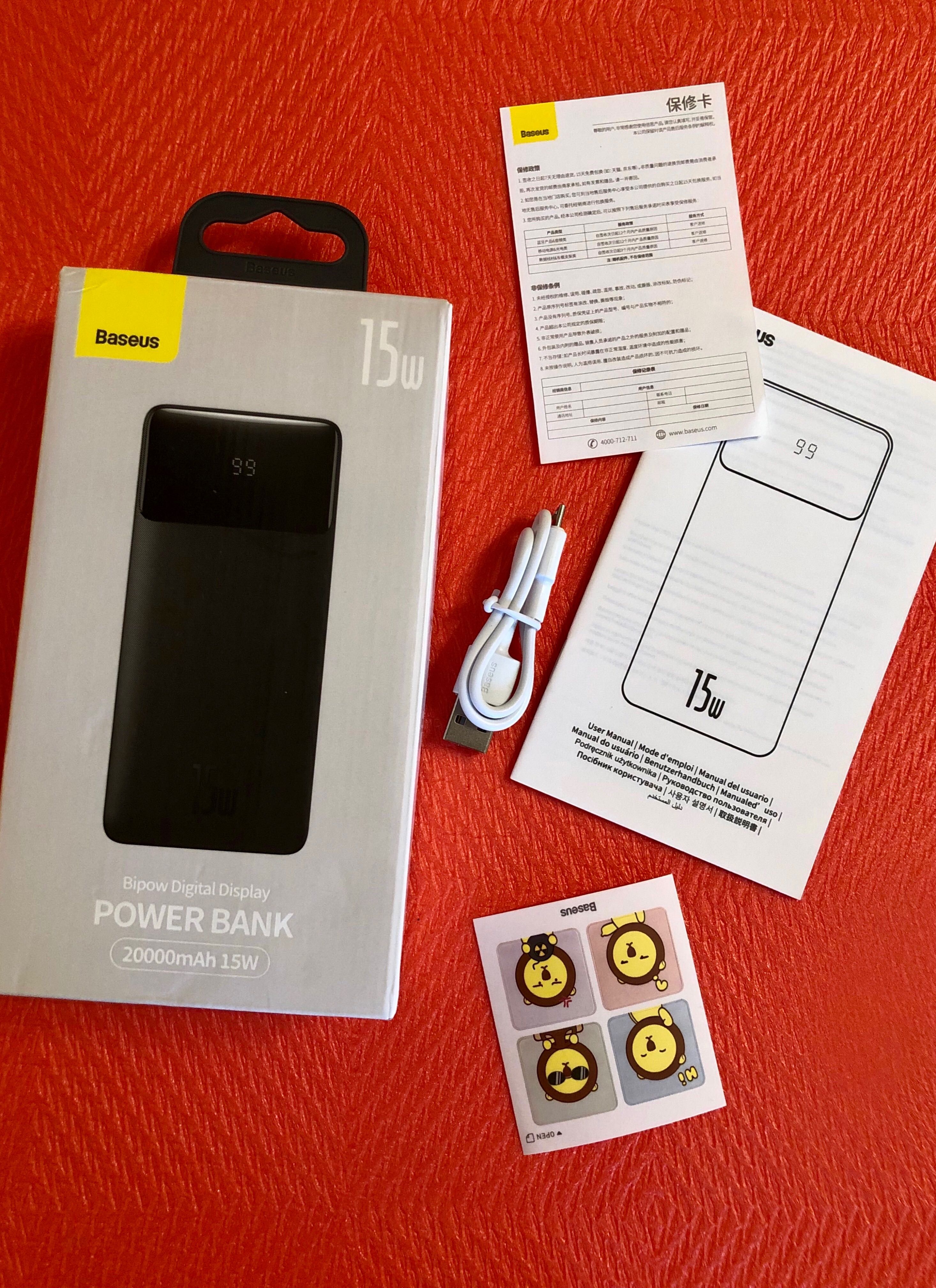Зовнішній акумулятор 20000mAh павербанк Powerbank повербанк оригінал