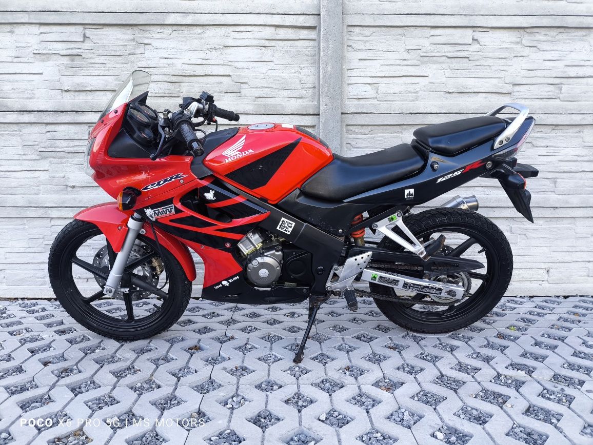 Honda CBR 125 cm3 2004 rok głośny wydech Mivv