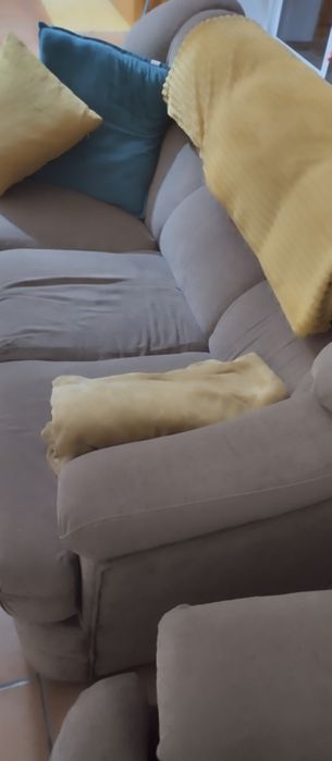 Sofá cama com 2 poltronas