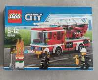 LEGO City 60107 wóz strażacki z drabiną kompletny pudełko instrukcja