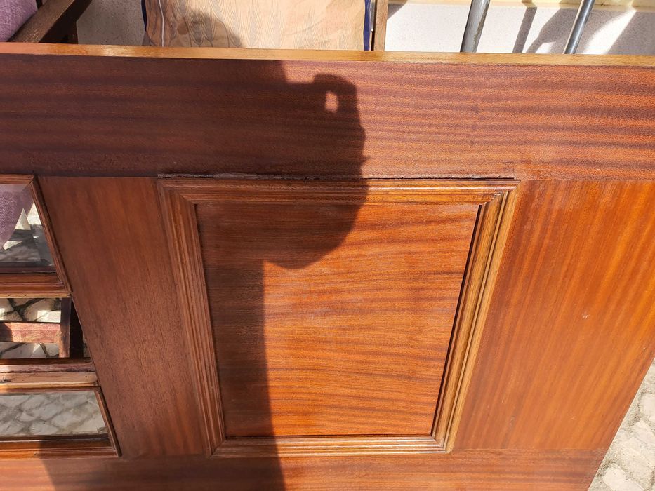 Porta madeira com vidros