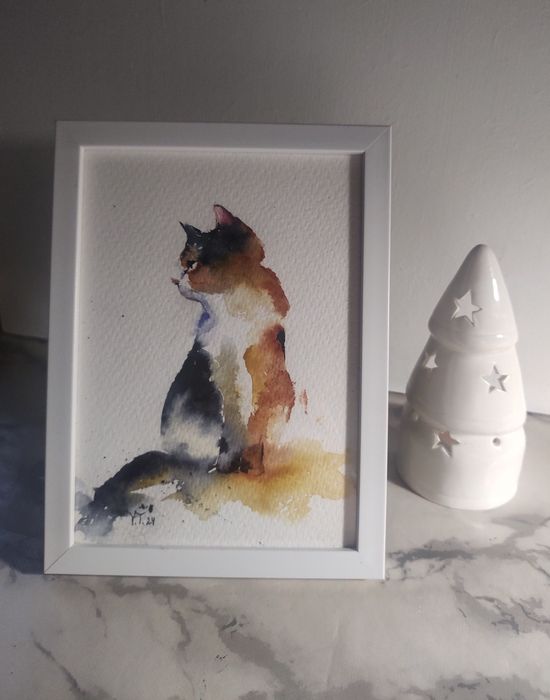 Открытки авторские оригинальные акварелью и сухой пастелью