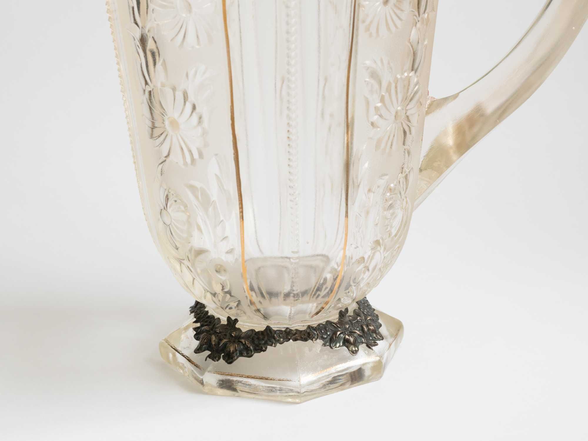 Jarra leiteira prata cristal Arte Nova | século XX
