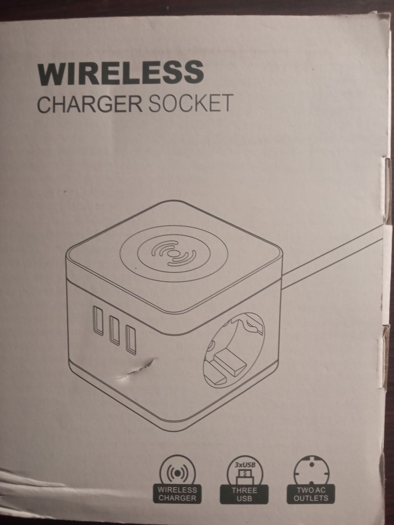 Wireless charger listwa zasilająca WP 761