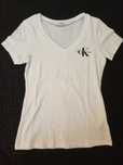 Biały t-shirt Calvin Klein, S, stan idealny