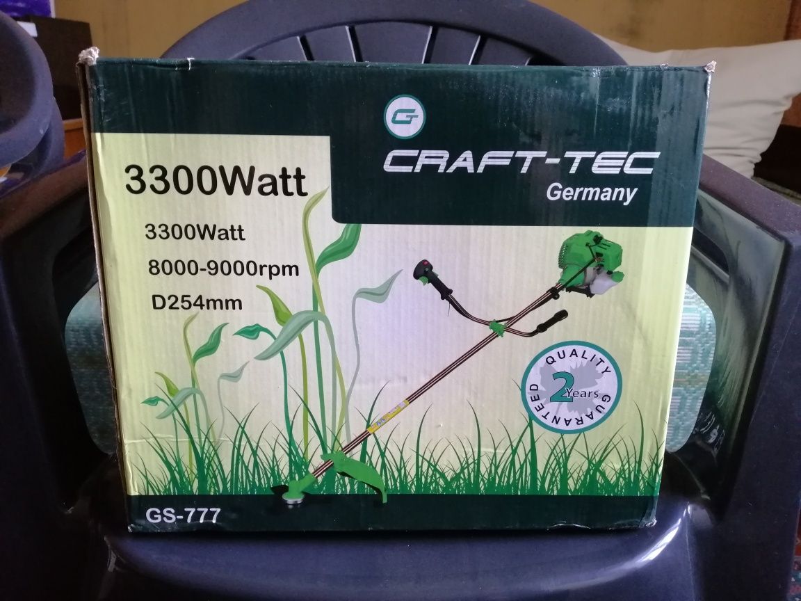 Продам Мотокоса Craft-TEC GS-777 (3300W) Германия!