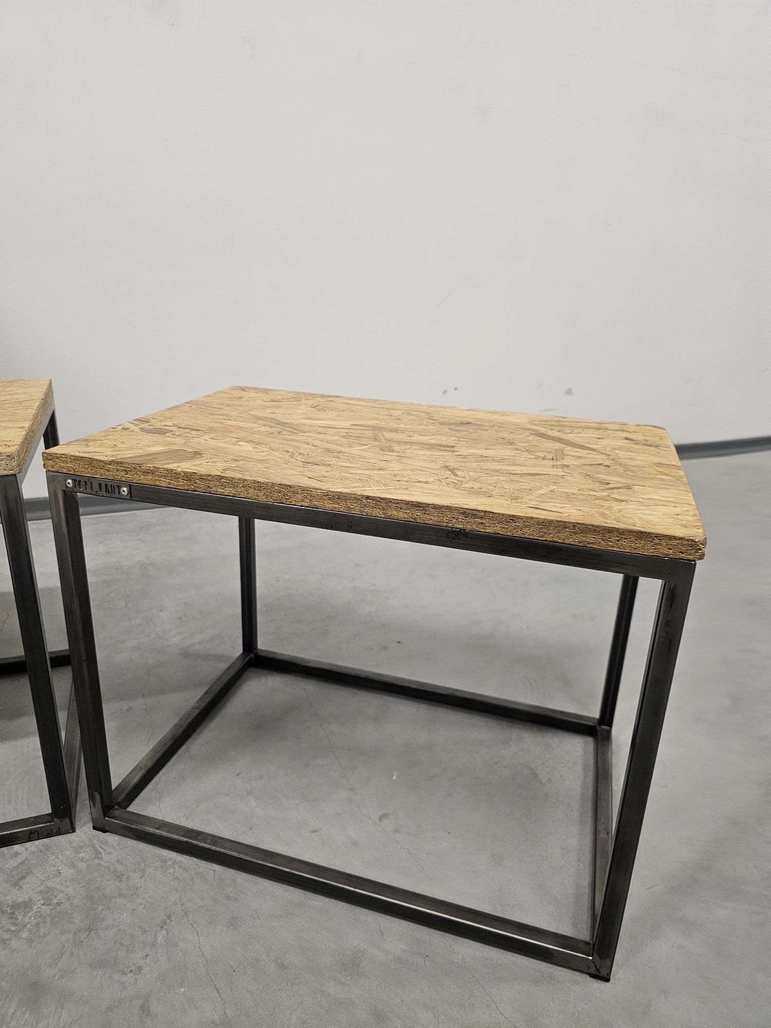 Meble industrialne stolik z płyty osb loft