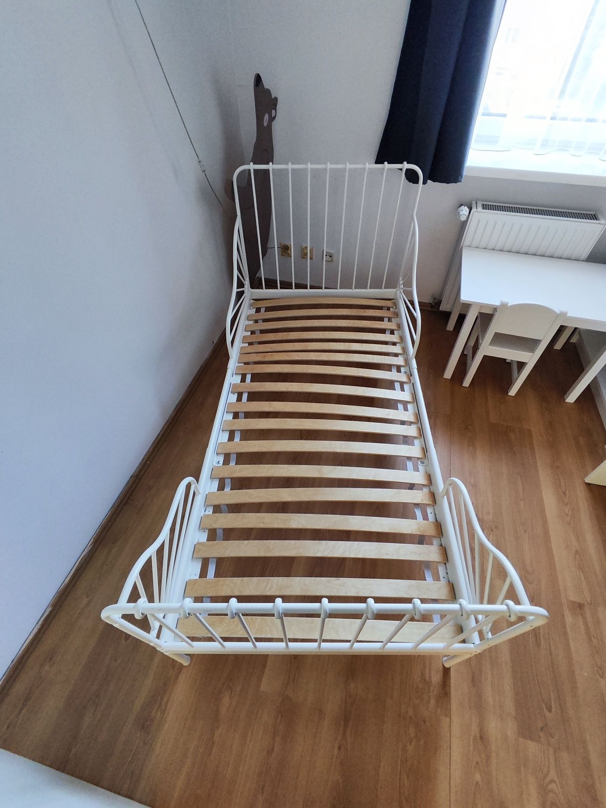 Łóżko dziecięce, łóżko rosnące, rozsuwana rama ikea MINNEN