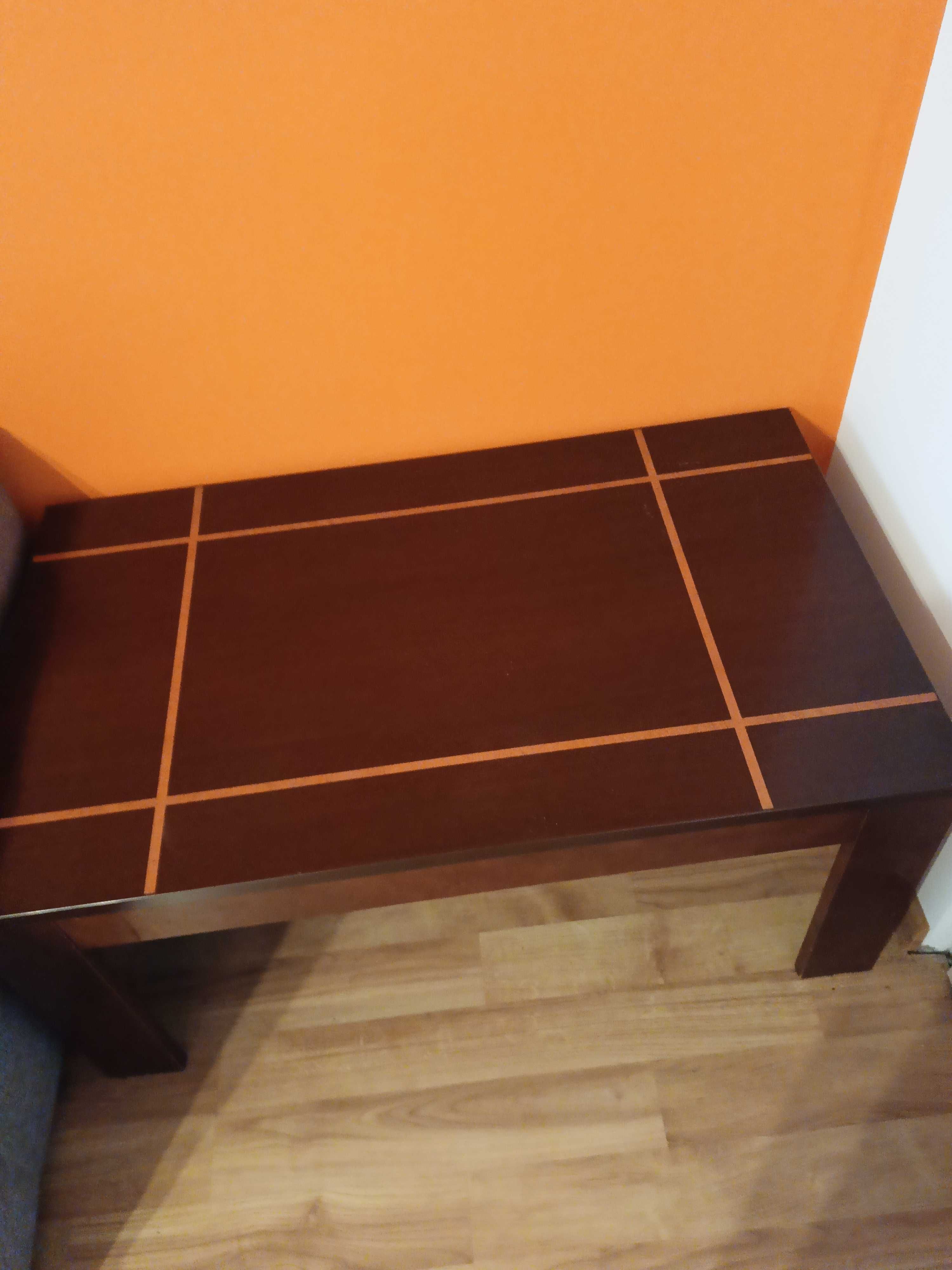 Stolik kawowy do salonu z zestawu mebli Vox kolor Venge