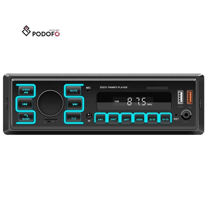 Rádio 1din Stereo USB com App FM Cartão BLUETOOTH novo