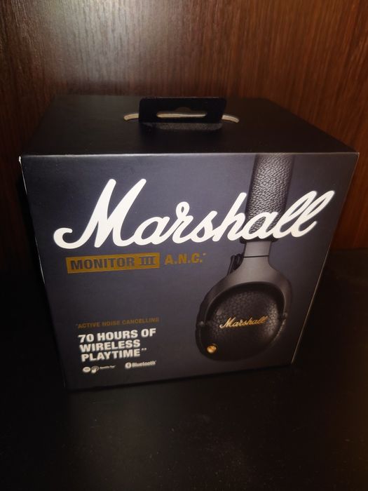 Słuchawki Marshall Monitor III 3 A.N.C ANC nowe
