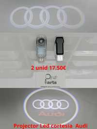 LED's de cortesia projetor Audi