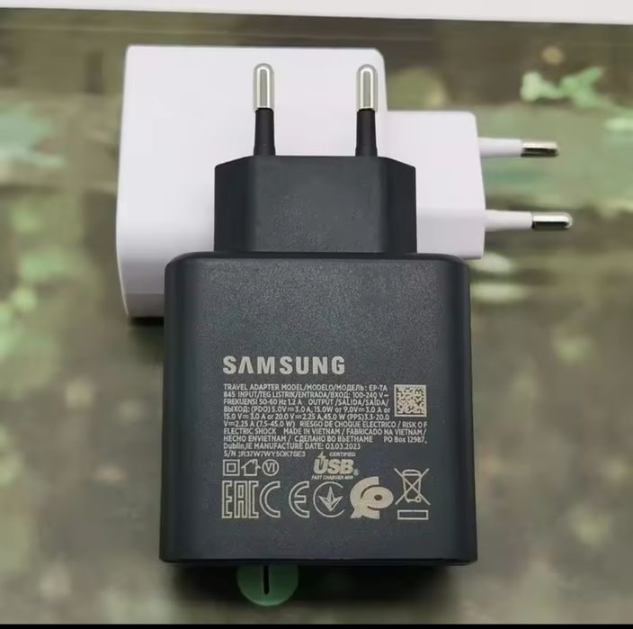 Szybka Ładowarka Samsung 45w usb-c s22 s23 s24 oppo iPhone Jbl itp