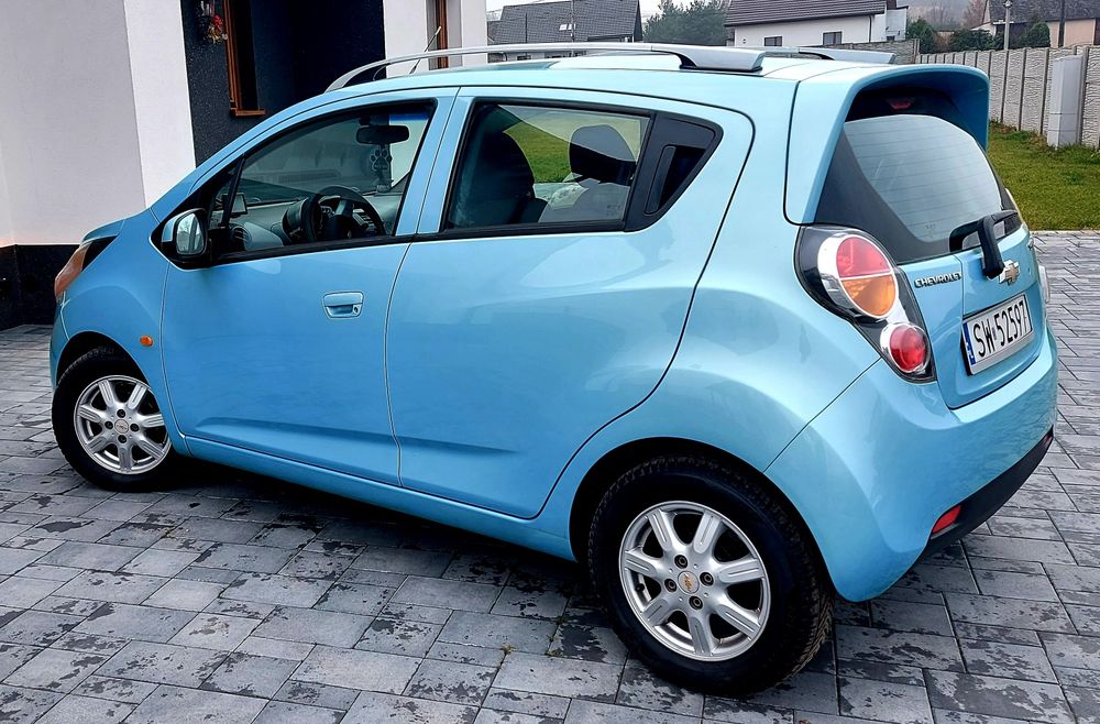 Śliczny Chevrolet Spark 1.2 82KM Full opcja! Stan Idealny!
