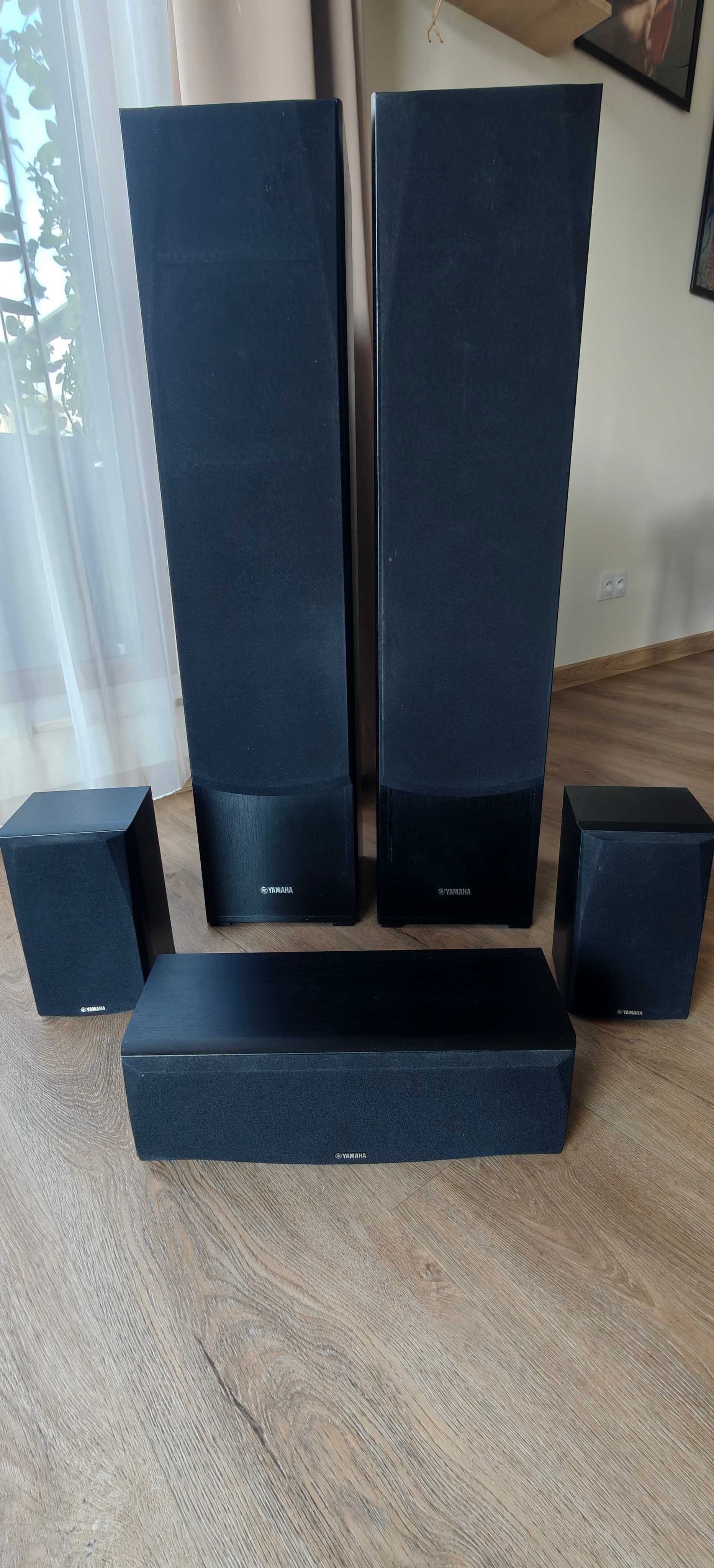 Amplituner Yamaha MusicCast RX-D485, kolumny NS-F51/NS-P51
