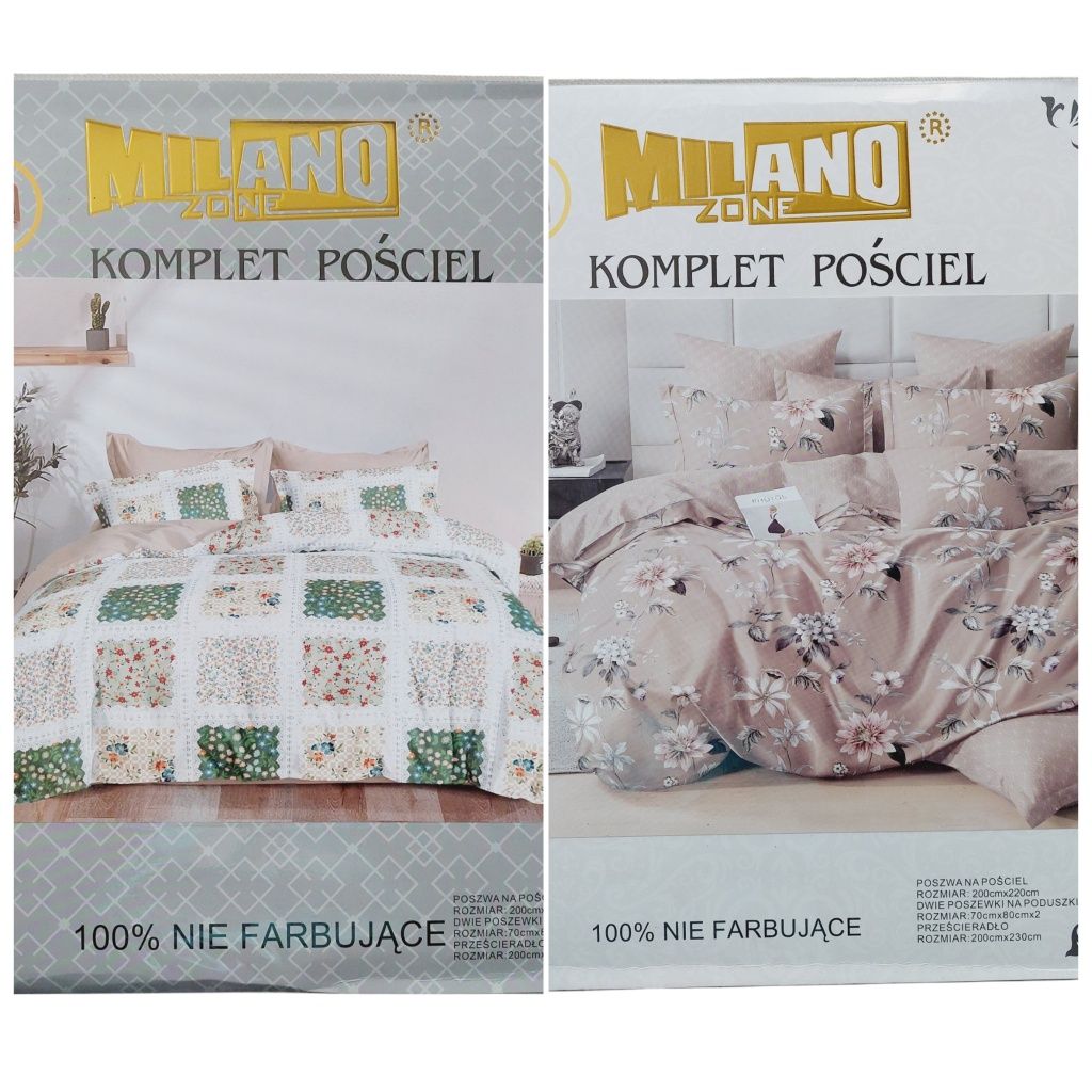 Komplet pościeli 200x220 z prześcieradłem