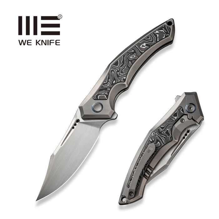 Nóż składany WE Knife Orpheus LE No 036/155 Gray Titanium / Aluminium