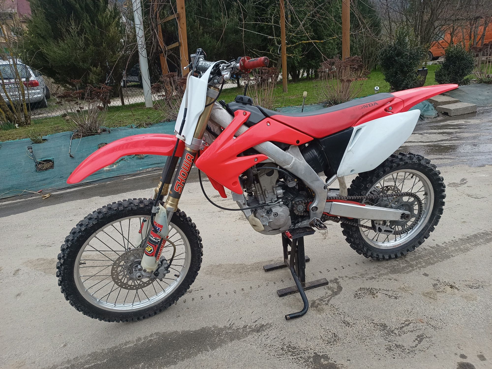 Komplet plastików honda crf 250 / 05r lagi koło wydech kartery głowica