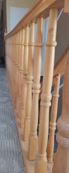 Balustrada porecz jesion ,tralki