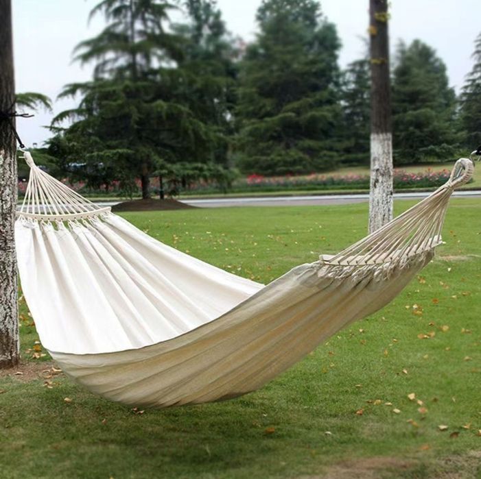 Hamak ogrodowy wygodny duży nowy boho hit