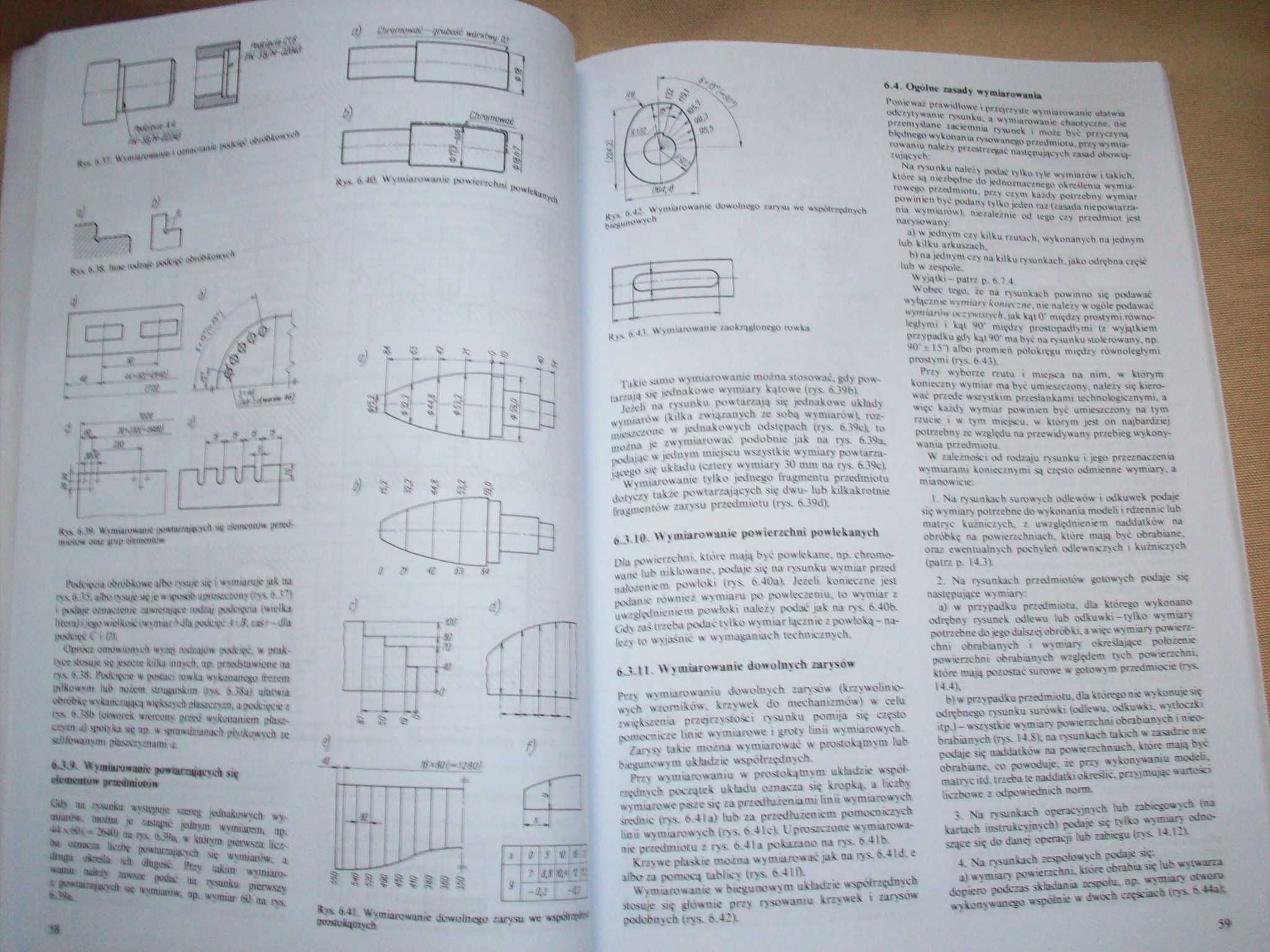 Rysunek techniczny maszynowy, T.Dobrzański, 2009.