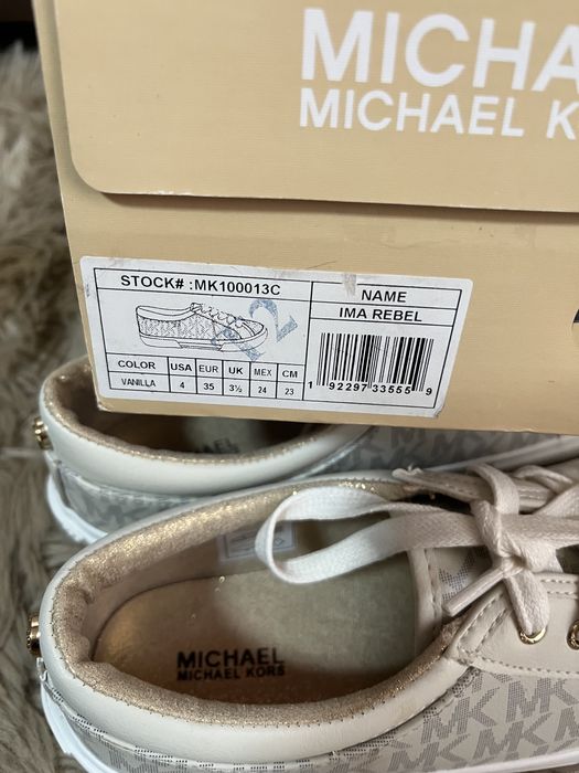 Michael Kors tenisówki trampki ima rebel r 36 35 monogram logowane