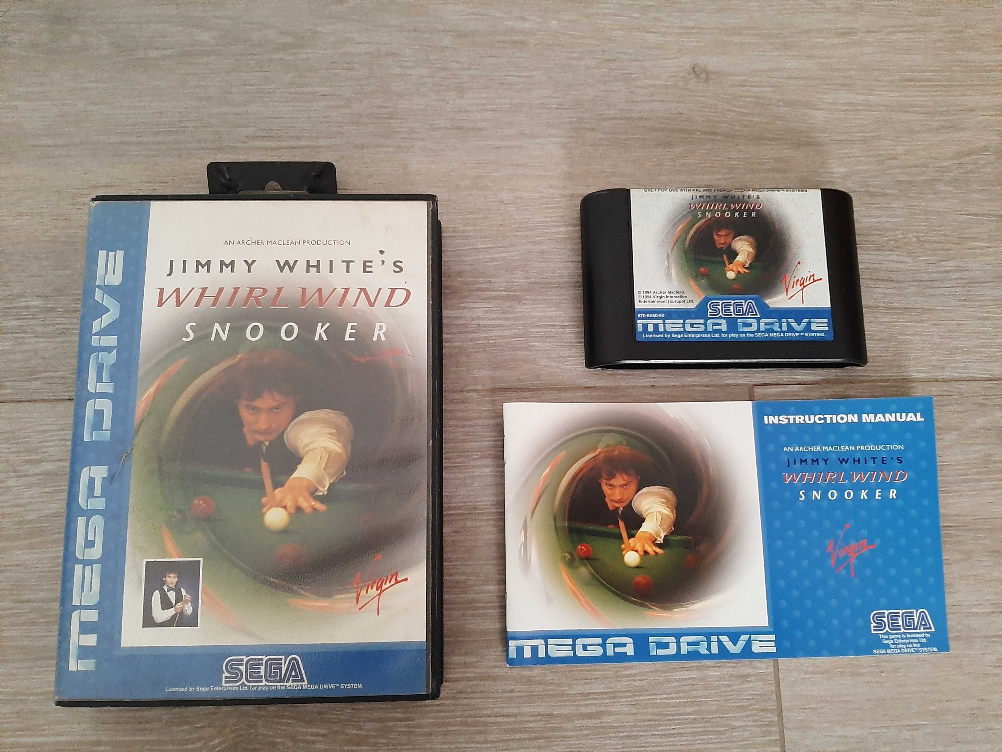 Jimmy White's Whirlwind Snooker - Mega Drive